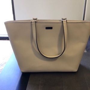 Authentic Kate Spade leather shopping tote